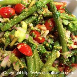 Green Bean & Tomato Salad with Toasted Pumpkin Seeds